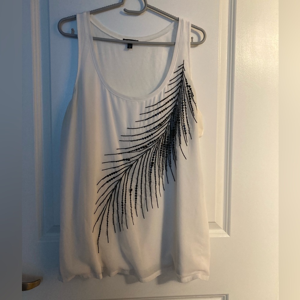Cool Feather Pattern Top - image 1